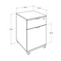 Hanah Home Rkm-311-Ax-1 Armario Multiusos Antracita y Roble